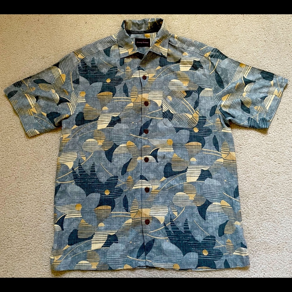 Tommy Bahama Hawaiian Button Down Camp Shirt